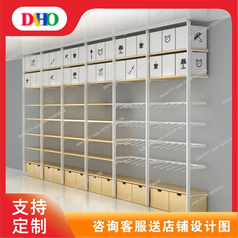 超市货架便利店工批发零食两元店货柜工厂陈列架文具店货架展示架