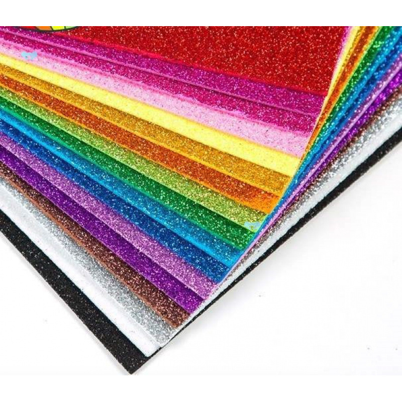 10sheets glitter foam paper spark paper for children#39;s