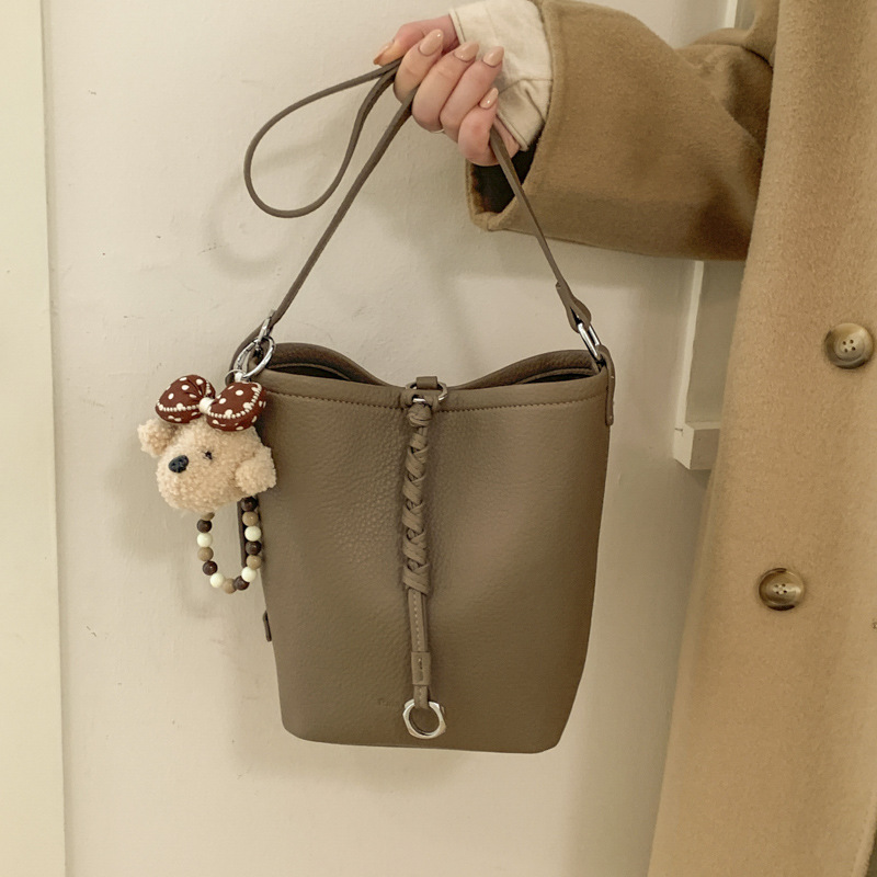 Bolsa de mano, bolsa de cestas de verduras, bolso de mujer 2025, nuevo estilo de lujo de alto nivel, bolso de cubo de hombro, bolso de moda, bolso de mujer