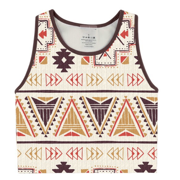 New Seamless Yoga Fixed Cup Sports Vest Fitness Running with Chest Pad High Elastic Back Print