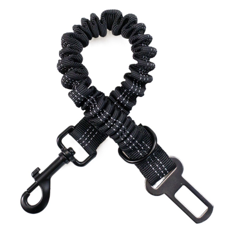 Correa de perro buffer PET banda elástica hebilla de seguridad del coche reflexivo cuerda de seguridad Amazon suministro al por mayor