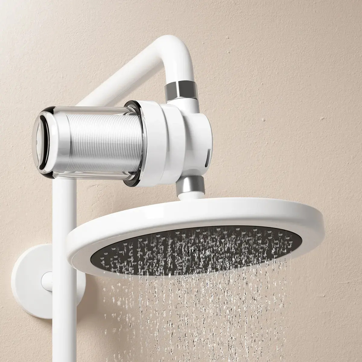 Cross-border wear spray fuerte boquilla de ducha presurizada baño filtro de ducha spray cabeza de ducha de mano