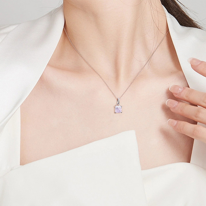 Wilsheng joyería nueva S925 plata pura colgante de moda elegante Rosa Flor hielo corte diamante alto carbono entrega la fábrica