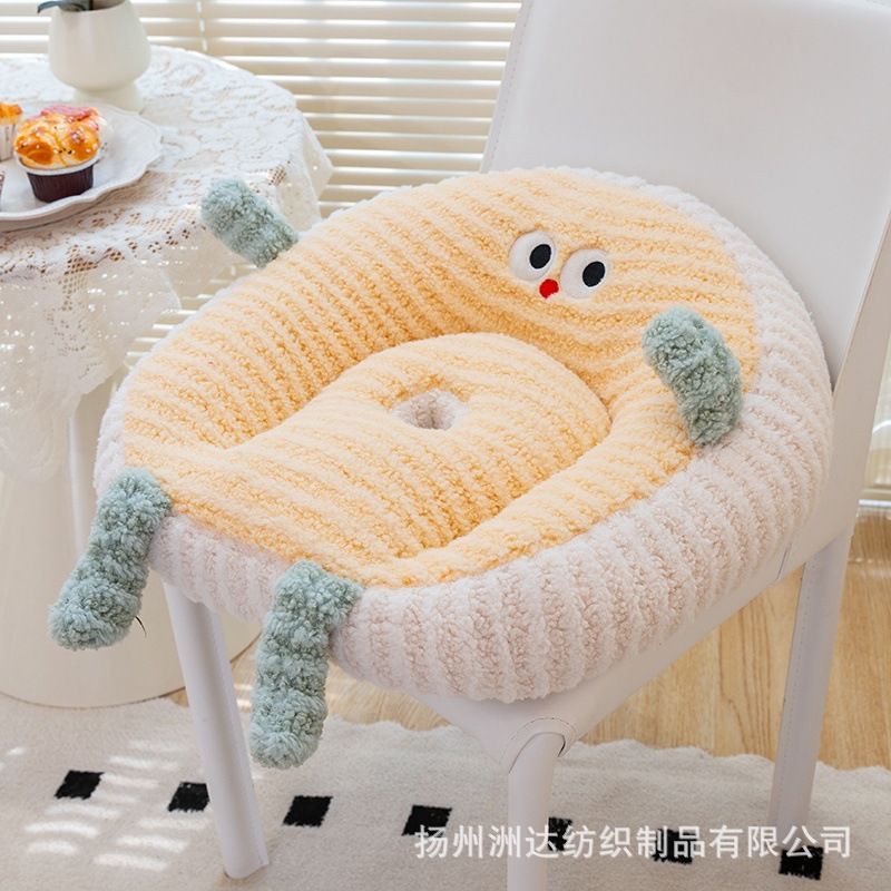 Cojín de Futón Rayado de Terciopelo y Algodón PP para Sala de Estar y Dormitorio image 9