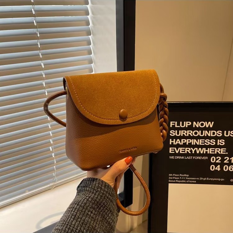 Borsa a secchiello donna vintage, elegante borsa a tracolla_voghion.com