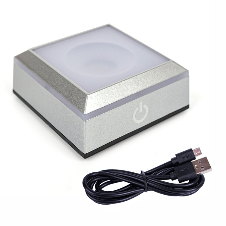 3D 558 square 80 crystal ball touch induction colorful white light six flash double luminous ornaments lamp holder 3D 558 square 80 crystal ball touch induction colorful white light six flash double luminous ornaments lamp holder