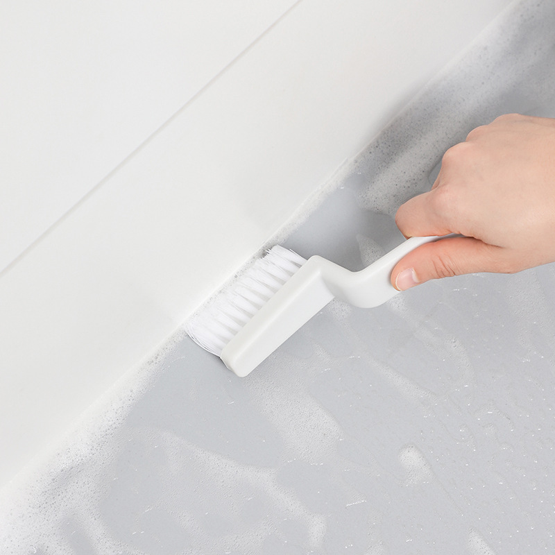 Bathroom Tile Brush Head for Cleaning Corners Without Dead Spots, Toilet Floor Crevice Brush, Bathroom Seam Cleaning Brush Bathroom Tile Brush Head for Cleaning Corners Without Dead Spots, Toilet Floor Crevice Brush, Bathroom Seam Cleaning Brush