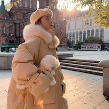 中长款高级感奶呼呼的棉服外套女2023冬季新款蓬松加厚面包服棉衣