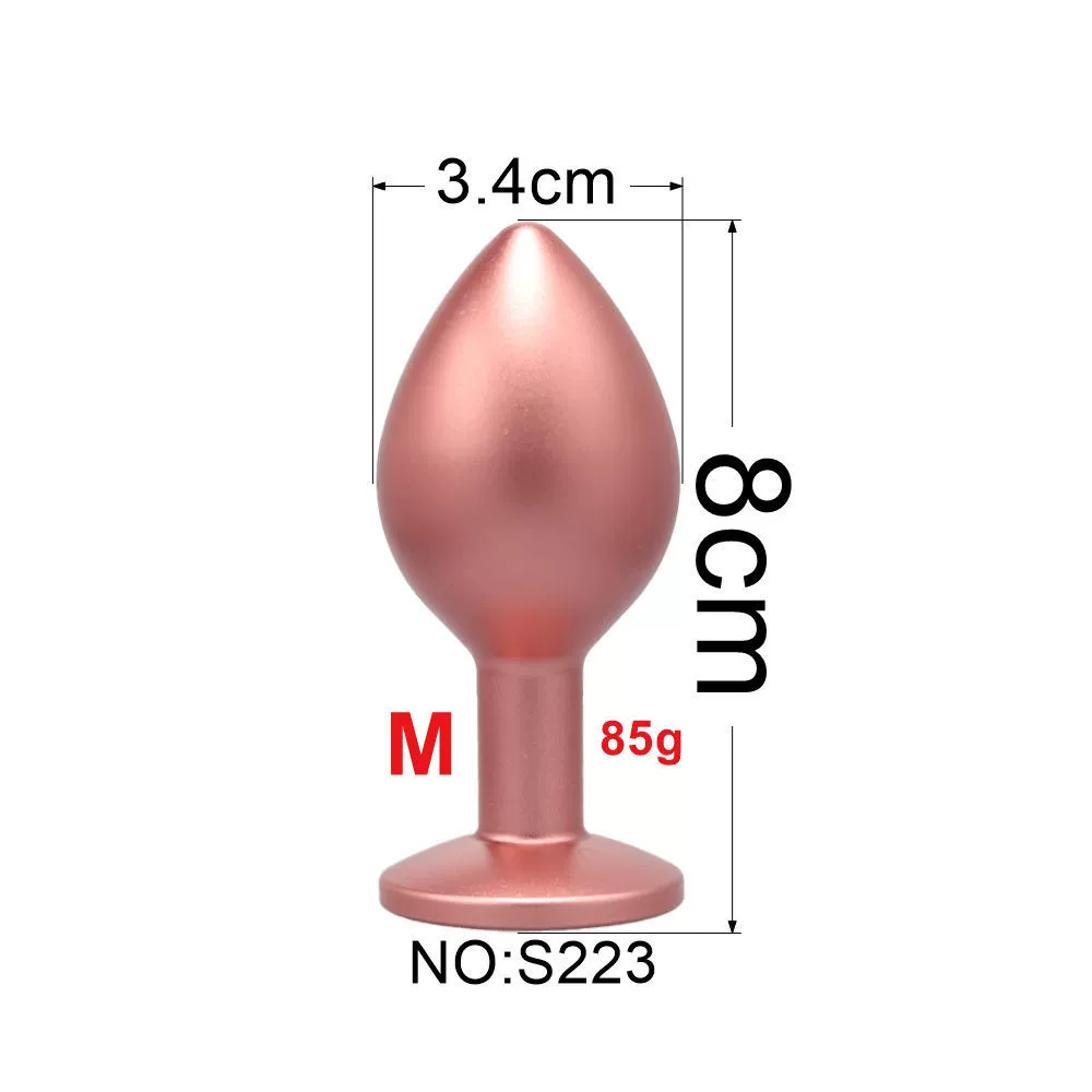 Detachable Anal Plug Heads, Silicone & Metal Options, Multiple Shapes and Sizes