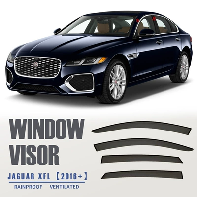 Rain shield — XF XFL rain and - standard-packing-without-logo-jaguar-xfl-mk2-x260-2016-plexiglass-no-bright-strip-window-rain-shield