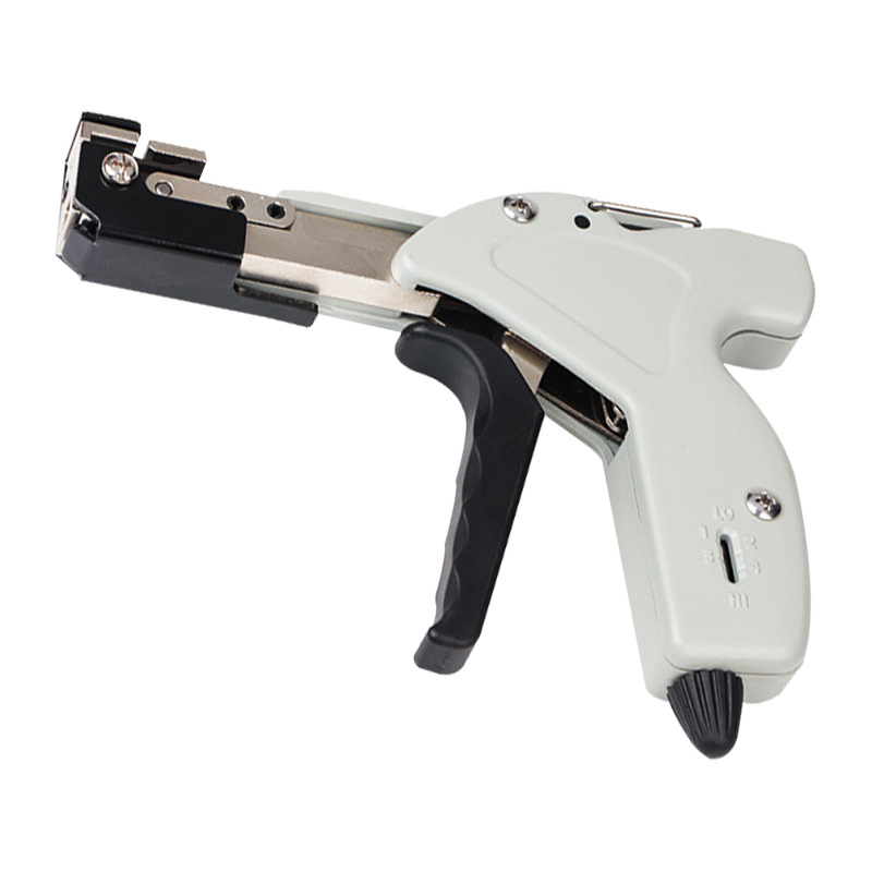 Auto-bloqueo de acero inoxidable pistola de amarre alicates de amarre auto-bloqueo arnés de alambre de apriete herramienta de corte de línea rodante semiautomática Marina