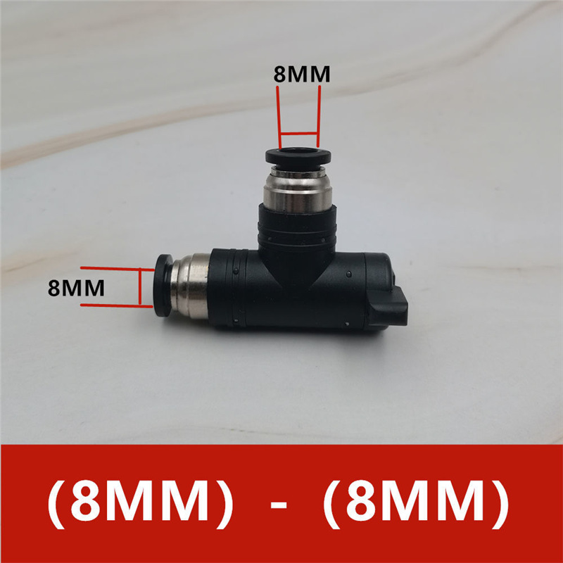 手阀BUC气动接头塑料8/4/6/10/12气管手动开关气阀BL直通弯头开关
