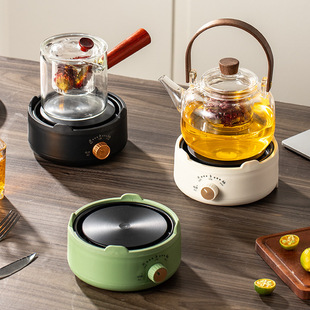 Electric Ceramic Stove Tea Maker Small Water Boiling Glass Coffee Maker Mini Canister Tea Home Electric Stove Health Tea Kettle