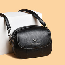 包包斜挎包女2025新款拼接绣线妈妈包高级感简约时尚中年单肩小包