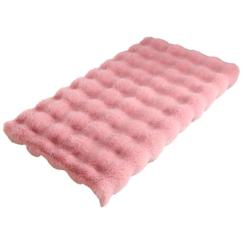 Bubble Fleece Shoe Bench Seat Cushion Plush Butt Pad Entryway Gate Seat Shoe Cabinet Pad Thick Anti-Slip Chair Cushion