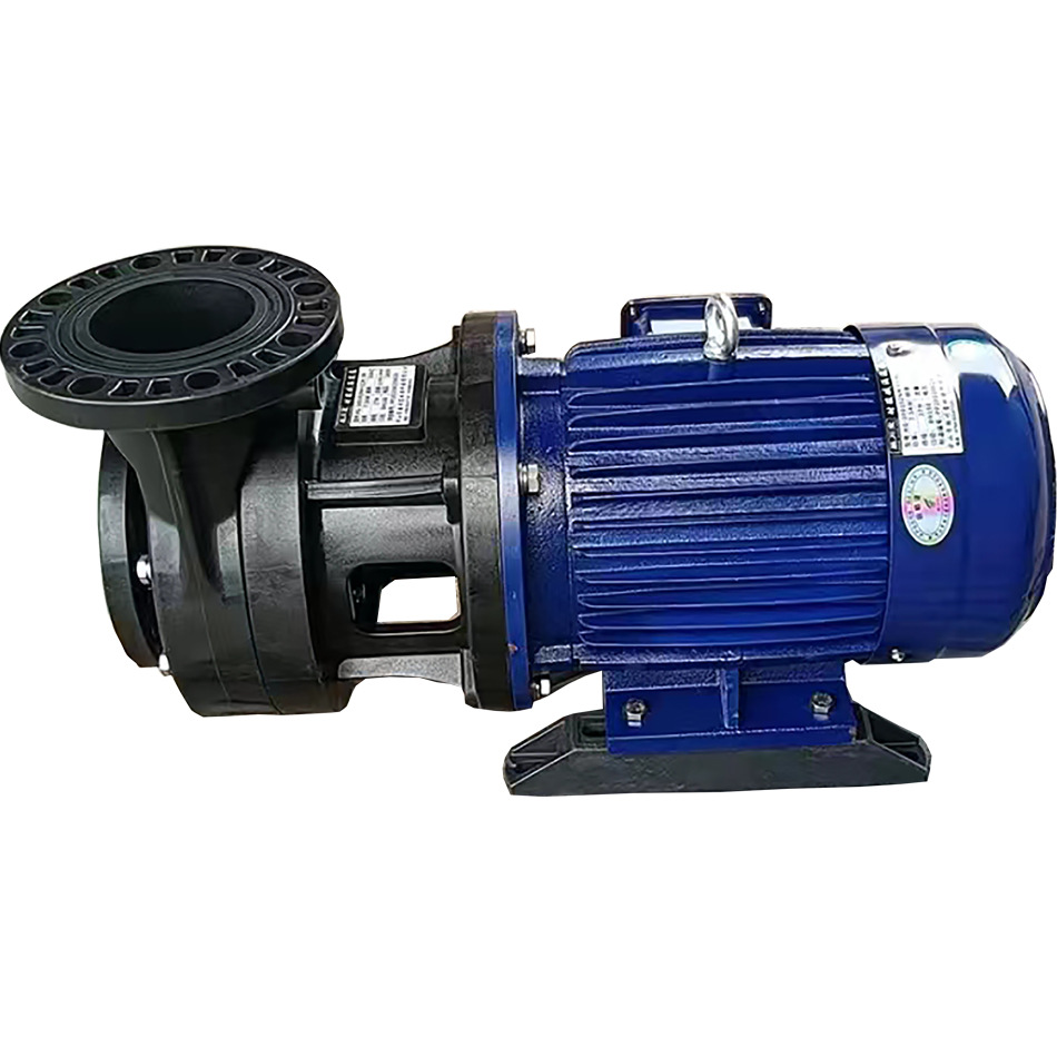 大流量废水排污提升泵耐酸碱PP离心泵医药循环离心泵