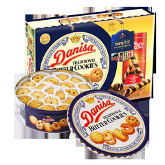 Indonesian import Danish Crown (Danisa) Danish Biscuit Cookies 908g Snack Biscuits