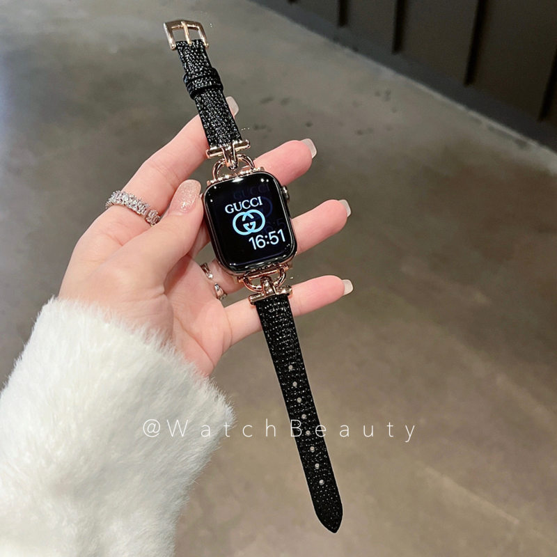 High-End Leather D-Shaped Buckle Apple Watch Strap Suitable for Apple Watch 11S9Iwatch10Ultra High-End Leather D-Shaped Buckle Apple Watch Strap Suitable for Apple Watch 11S9Iwatch10Ultra