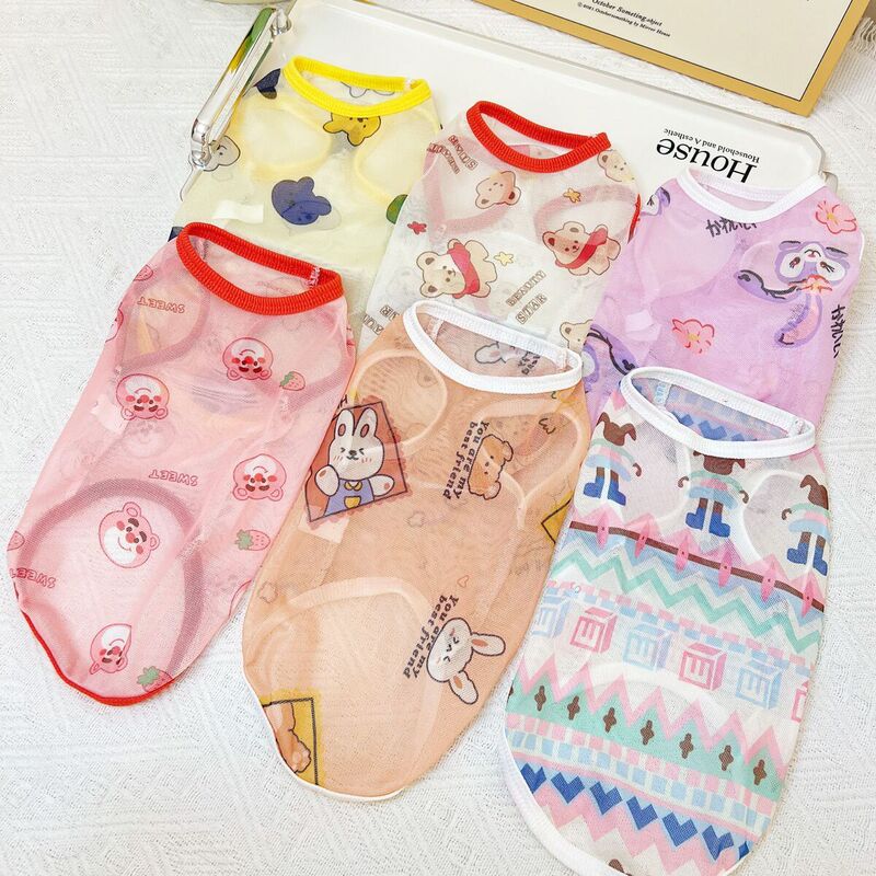 Dog Cat Pet Summer Thin Sunscreen Anti-Wool Vest Clothes Corgi Bixiong Bomei Small Medium and Large Dog