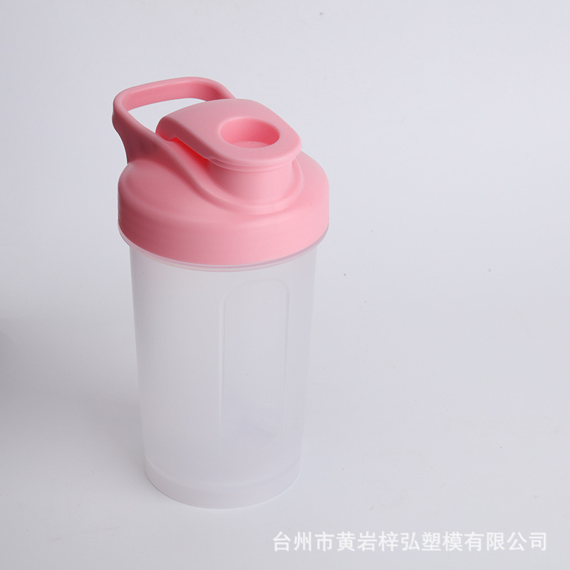 300ml taza de agua de proteína deportiva con taza de plástico con escala taza de agitación de taza deportiva portátil
