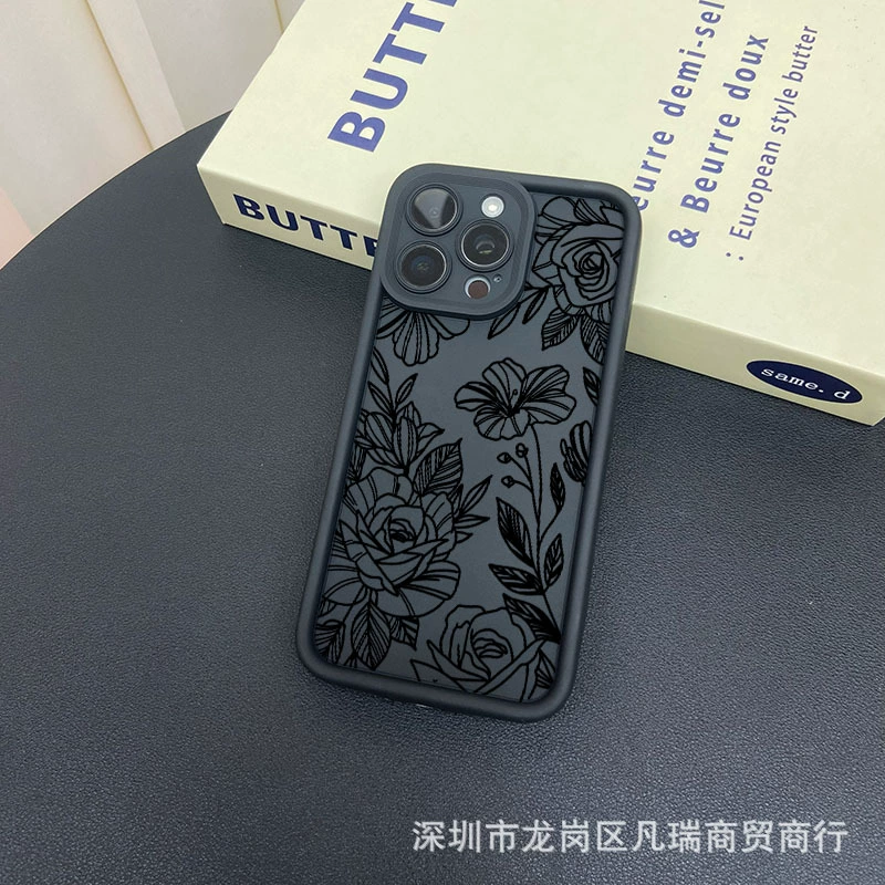 Apple, iPhone 16, чехол для телефона, защитный чехол, цветочный рисунок, 16 Pro Max, iPhone, 2/3/4/15/