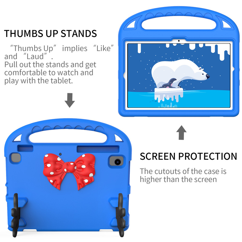 Eva Source Factory Suitable for Onn 10.1inch (2024) Protective Case with Stand and Cartoon Design