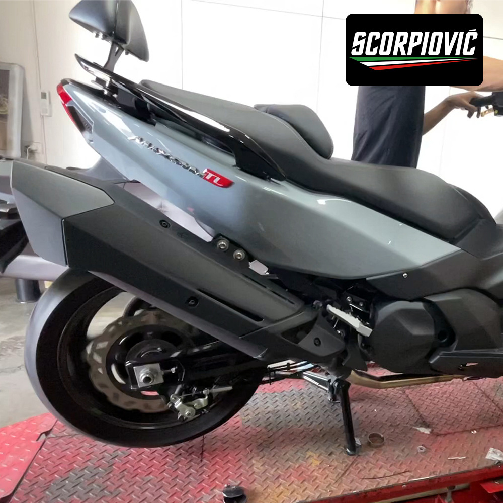 Motorcycle scooter modified Sanyang TL508 stainless steel exhaust pipe front section non-destructive installation 2022-2024