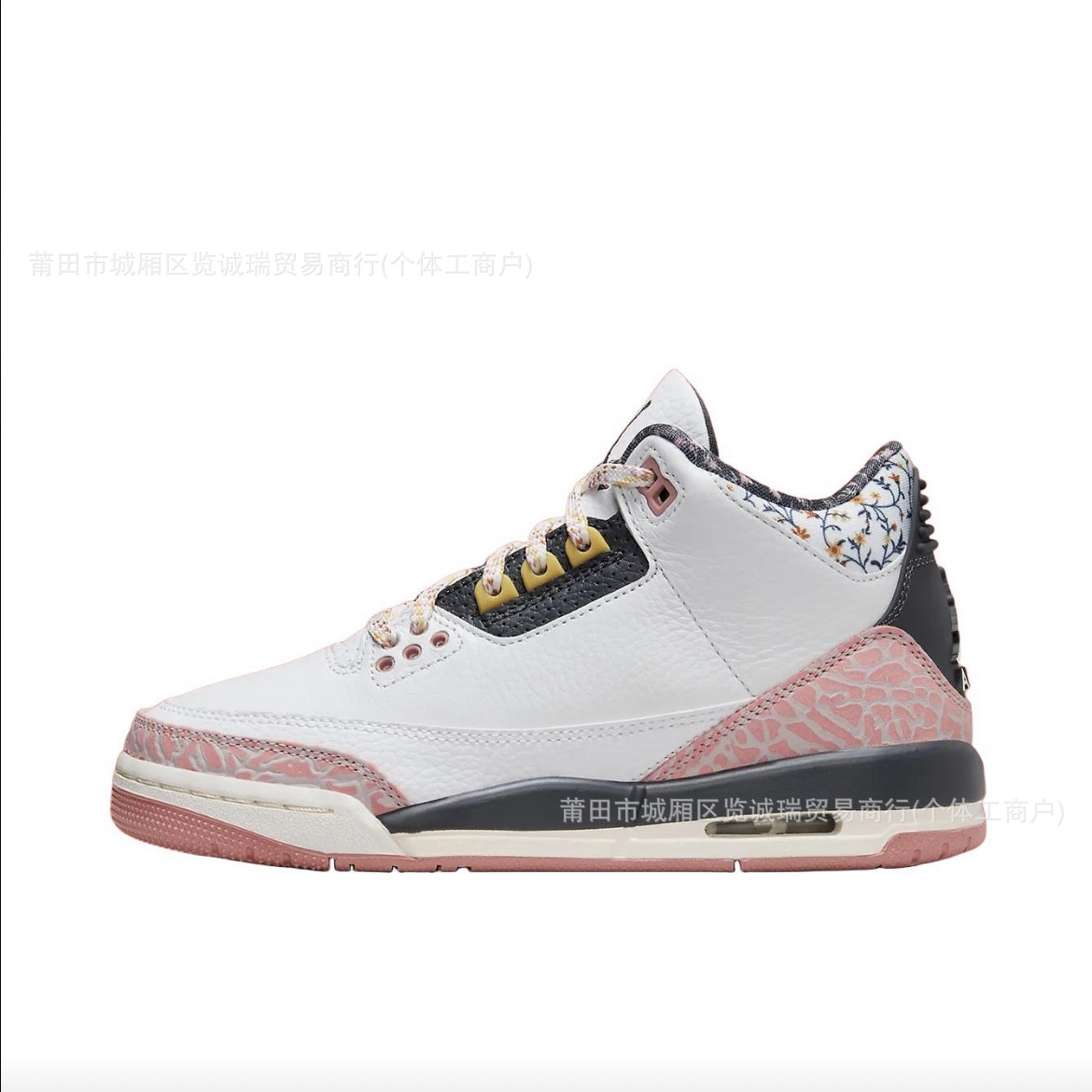 Comercio exterior Putian zapatos aj3 zapatos de baloncesto Fujiwara Hao North Carolina zapatos de cemento azul y blanco para hombres y mujeres zapatos de carrera de suela gruesa