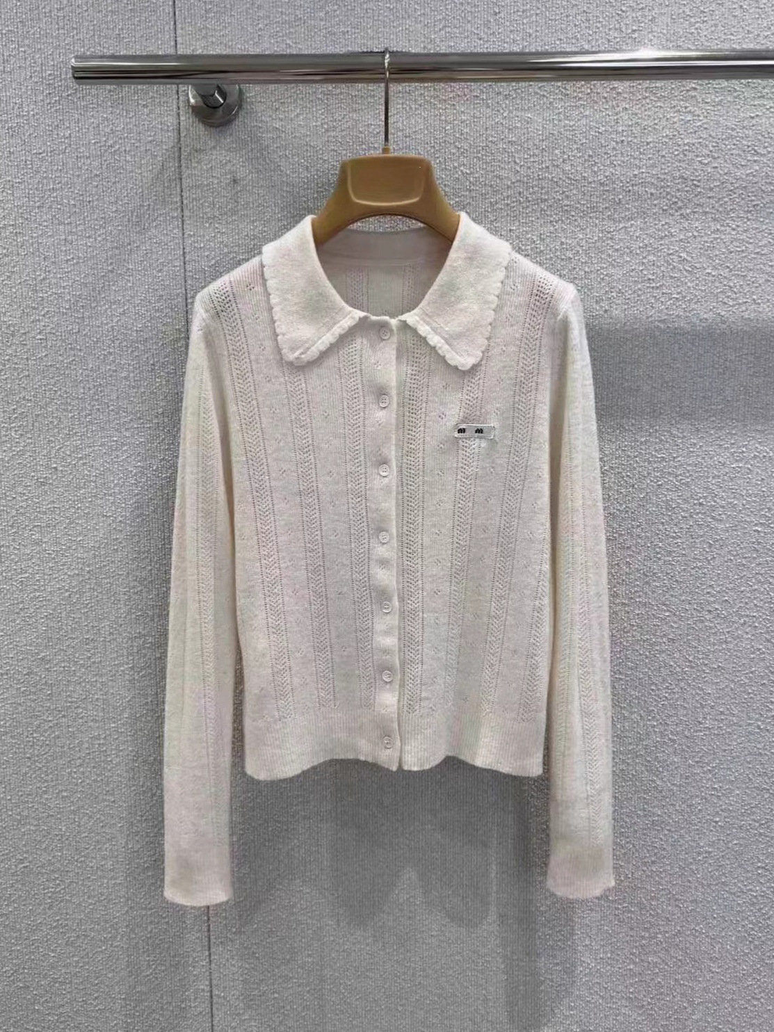 Autumn woolen cardigan