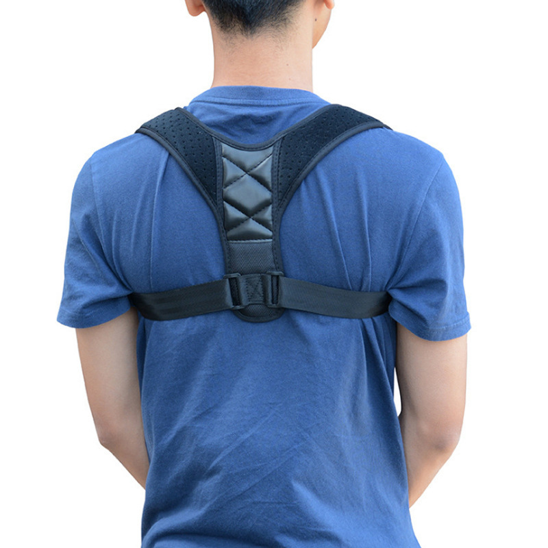 直销背部矫正带驼背矫正带透气矫姿带锁骨可调矫正身姿外贸爆款
