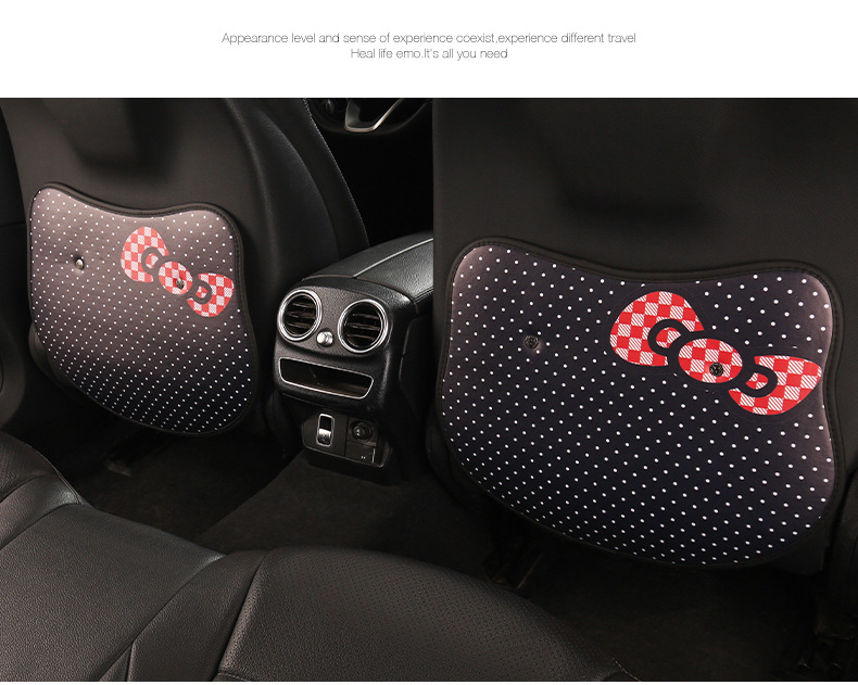 Cute Anti-Kick Pads for Women's Car Seats, Anti-Dirt Pads for Car Seat Backs, Anti-Kick Pads for Children in the Back Seats