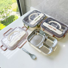 Ins風小清新弁当箱304食品級ステンレス弁当箱学生サラリーマン弁当箱カスタム卸売り