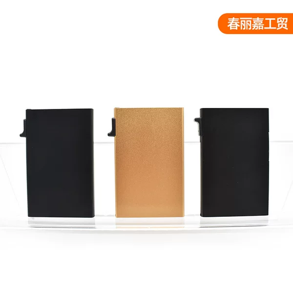 Manufacturers in stock aluminum alloy card case metal card case credit card box automatic pop-up card box business card certificate box