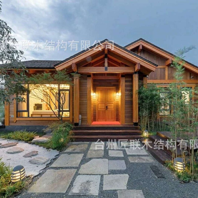 Villa Hotel Mobile Anti-Corrosion and Insect-Proof Heavy-Duty Wooden House Vacation House Scenic Spot B&B Farm Leisure House Removable