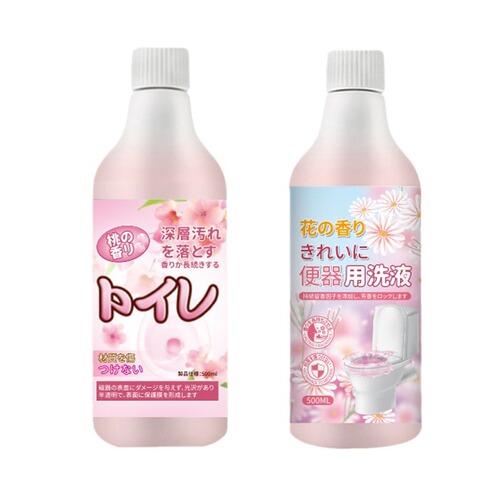 Floral Toilet Cleaning Spirit Toilet Toilet Tile Cleaner Powerful Deodorizing and Urine Removal Fresh Scented Toilet Toilet Cleaning Liquid