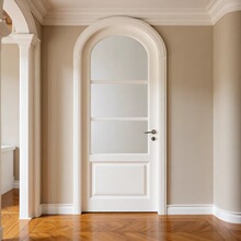 厂家直销圆弧门室内门房间门卧室门环保烤漆实木门