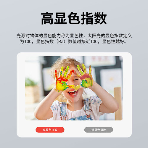 Flagship LED full-aluminum tube light for home use, no flicker, full-spectrum embedded cut-out light, anti-blue light, no main light