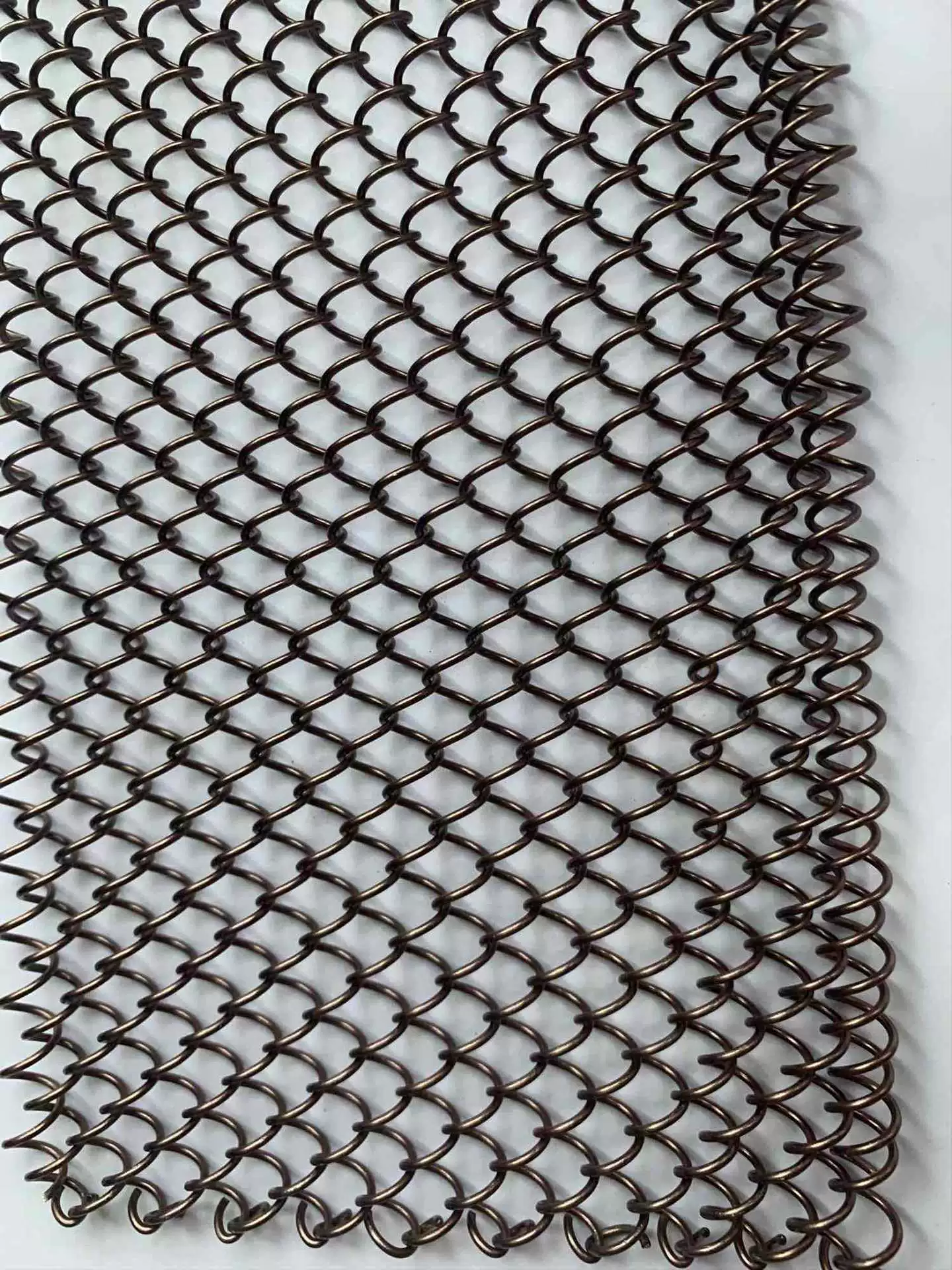 Metal coffee stand, curtain