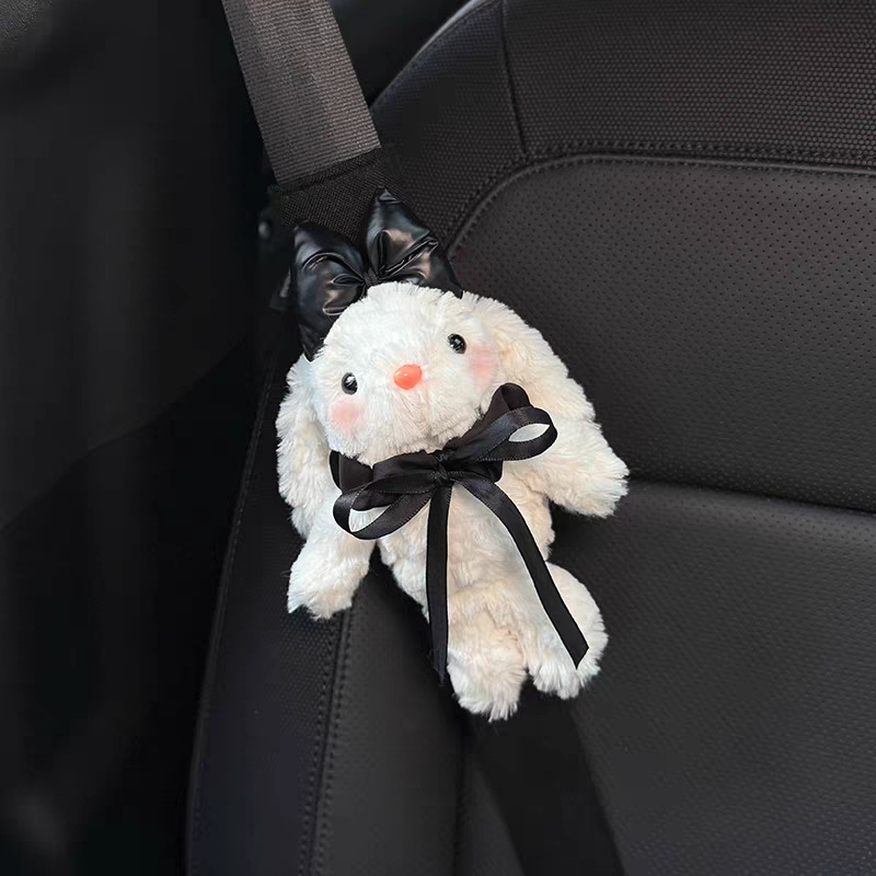 Creative Rabbit Car Seatbelt Shoulder Pads, Car Seatbelt Decoration, Anti-Wear Clothing for a Couple