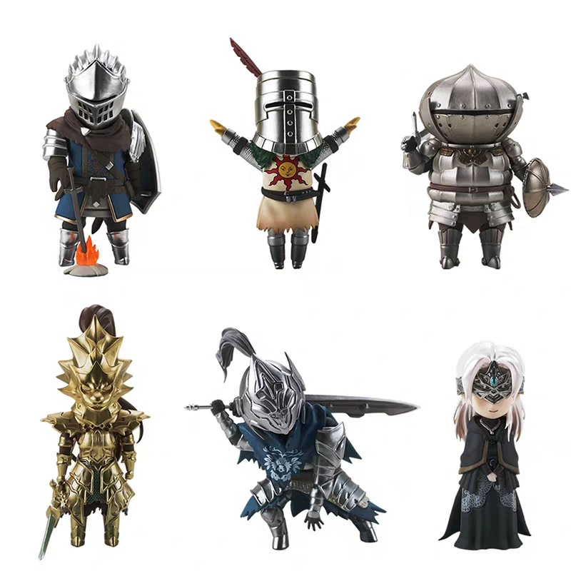 Подтверждённый подлинный слепой набор Dark Souls яйцо фігура Black Soul Knight на день рождения однокласснику
