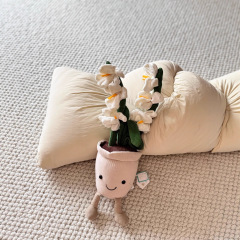 イギリスJE趣味水仙花人形緑植盆栽ぬいぐるみシミュレーション花束公仔女子プレゼント