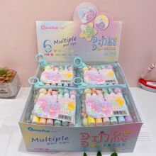 新款卡通荧光笔套装创意手账彩色笔重点标记手账高颜值涂鸦绘画笔