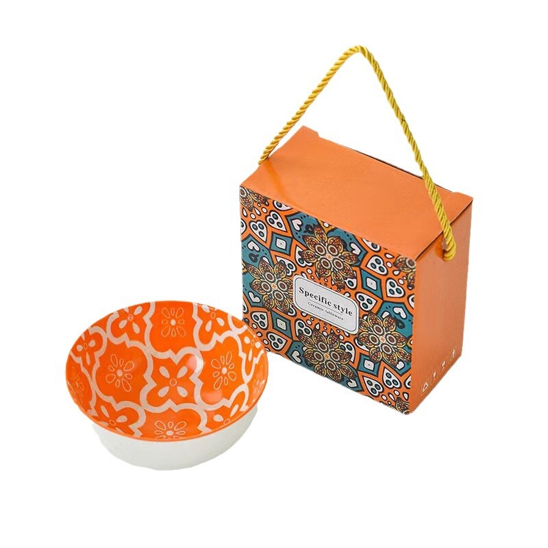 日本式ボヘミアシングルボウルセット陶磁器食器セット食器セットプレゼントクロスボーダープレゼント食器セット卸売り|undefined