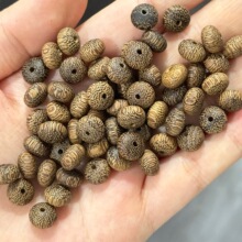 印度沉香算盘珠散珠DIY文玩佛珠饰品配饰手机链手链吊坠包挂项链