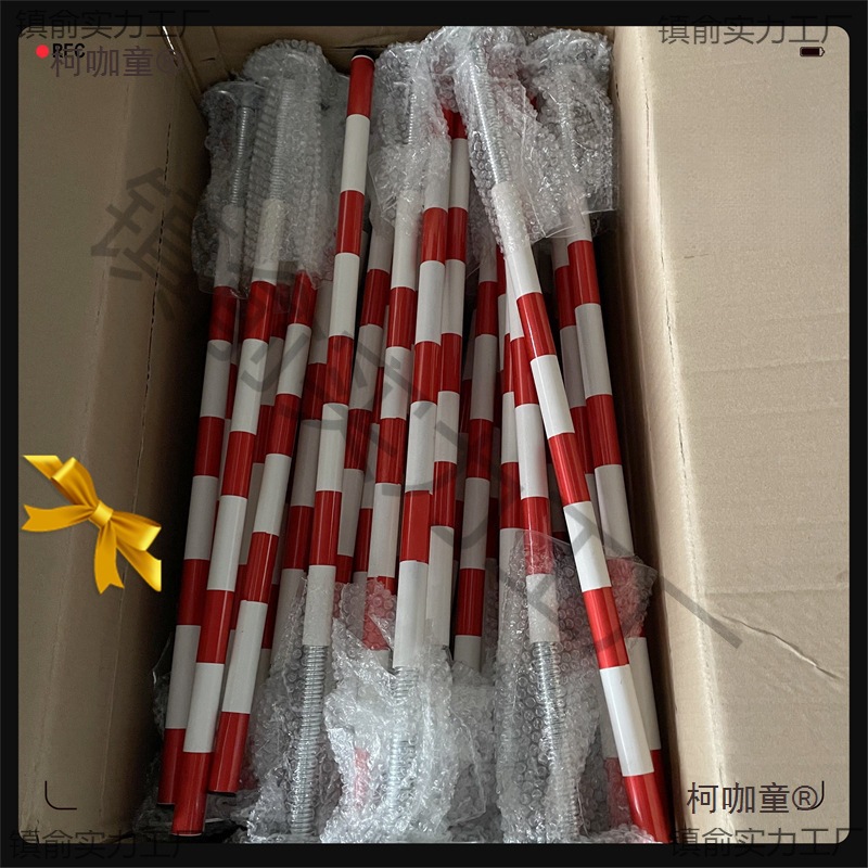 挖掘机挖泥机钩机机尾棍警示杆反光防撞柱磁石棍吸铁棍麦太保