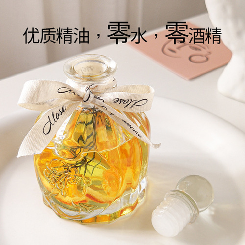 High-quality Rose Citrus Flameless Aroma Oil Set for Hotels, Inns, Clothing Stores, Air Freshener Ornament, Perfume