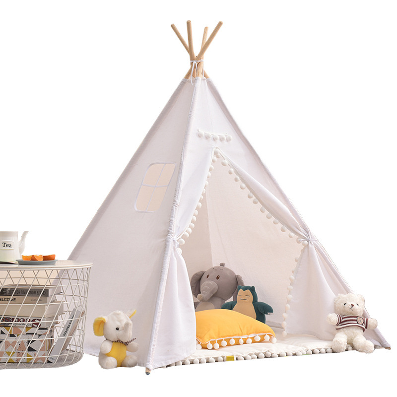 Carpa interior para niños, jardín de infantes, carpa pequeña, casa de juegos india blanca, picnic de celebridades de Internet, decoración de accesorios fotográficos