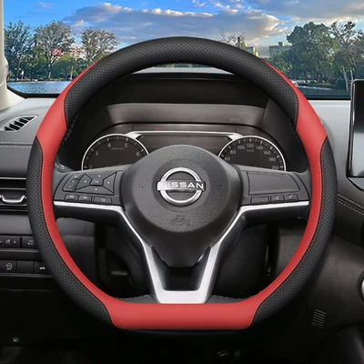 Cover, Dongfeng Nissan 14Th Generation | Steering wheel cover - nissan-exclusive-d-type-fiery-red-ultra-thin-edition-nissan-sylphy