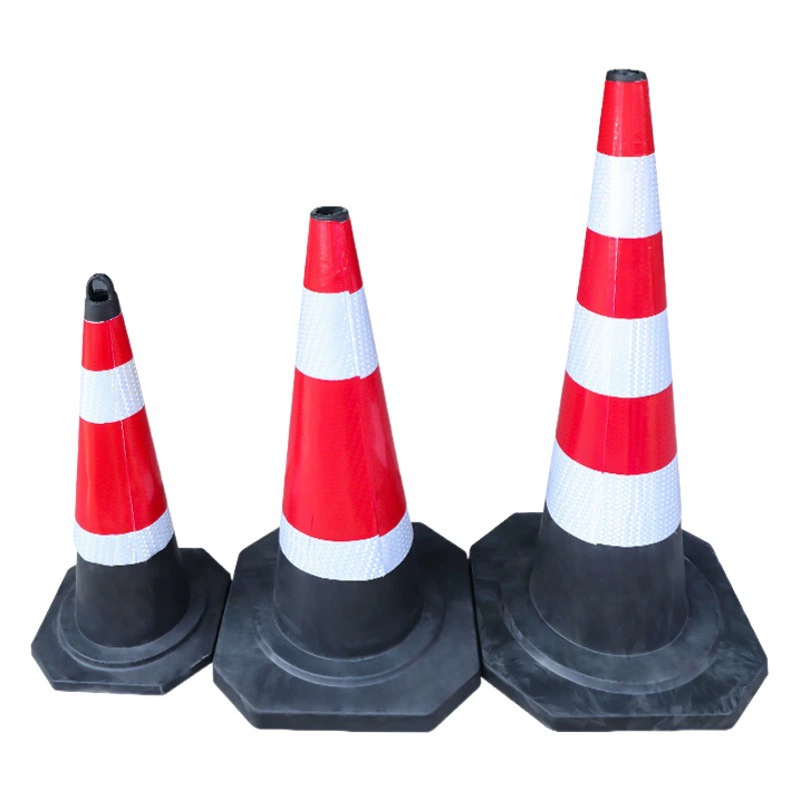 Резиновые дорожные конусы, светоотражающие конусы, разделительные столбы, барьеры для запрета парковки, конусы для мороженого, предупреждающие знаки «Запрещено парковать», конусы для мороженого.