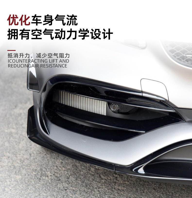 Suitable for Mercedes-Benz A-Class W176 A200 A260 A45 2016-2018 Wind Blade Grille Exterior Modification Accessories